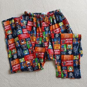 nintendo '09 pajama pants mario